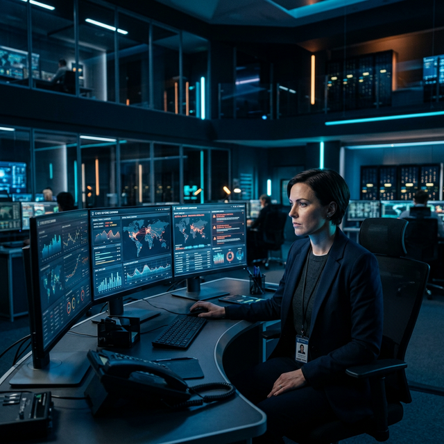 IT Admin Reviewing Alerts